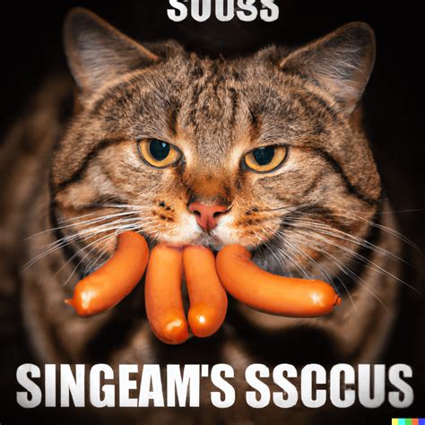 A Meme About A Cat Eating Sausages Trending Meme 3 Gorgeous Images