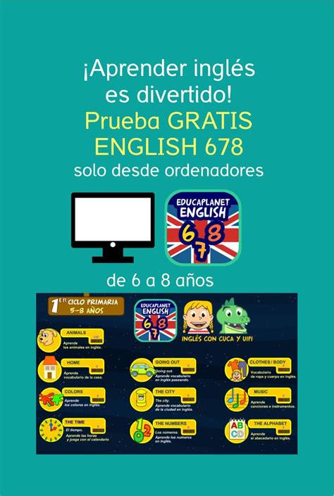 English 678 Aprender Ingles Niños Online Primaria Aprender Inglés