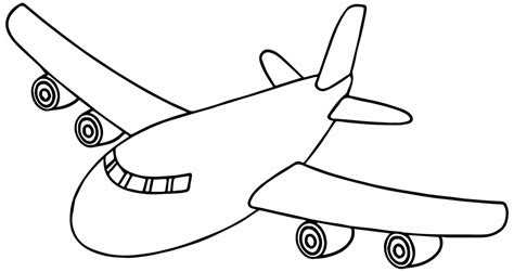 50 Desenhos Para Colorir De Avião Dicas Práticas