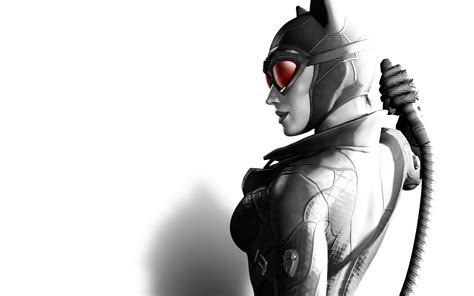 วอลเปเปอร์ วีดีโอเกมส์ หน้ากาก Batman Arkham City Catwoman เลือก