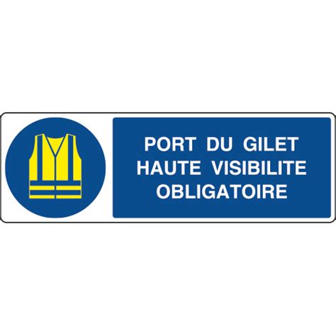 Panneau horizontal port du gilet haute visibilité Virages