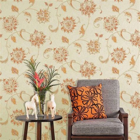 Vymura Vintique Wallpaper Coral Cream M0933 Glitter Home Decor