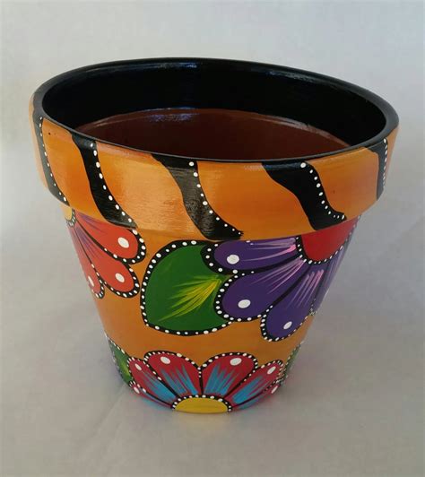 Hand Painted Clay Pot Ideas Warehouse Of Ideas