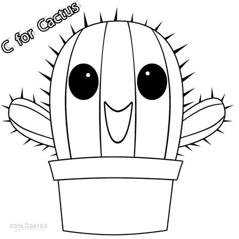 Printable Cactus Coloring Pages For Kids Cool2bkids Coloring Pages