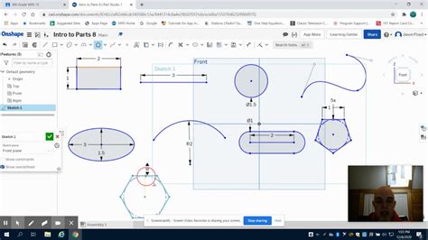 Intro To Parts Part 2 Pltw Using Onshape Design And Modeling Youtube