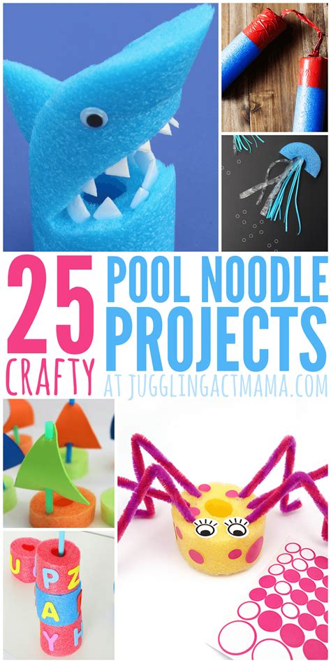 Fun Pool Noodle Crafts Juggling Act Mama