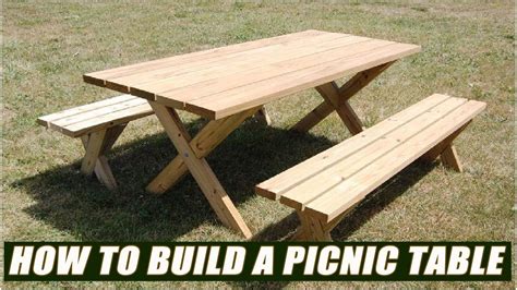 How To Build A Picnic Table Diy