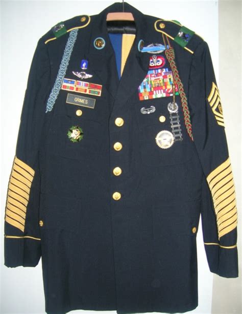 Army Nco Dress Blues Army Military