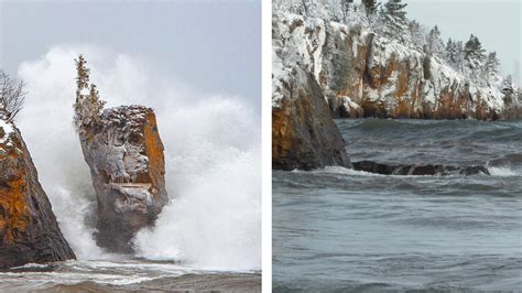 Storm Topples Often Photographed Sea Stack At Tettegouche State Park Mpr News