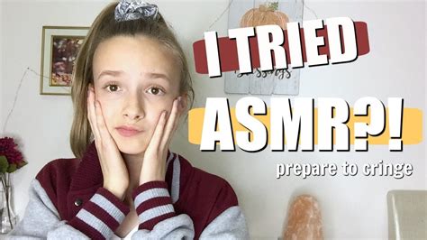 I Tried Asmr For The First Time Youtube