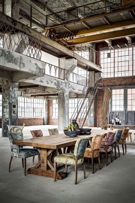 120 Modern Rustic Farmhouse Kitchen Decor Ideas | Industrial interior ...