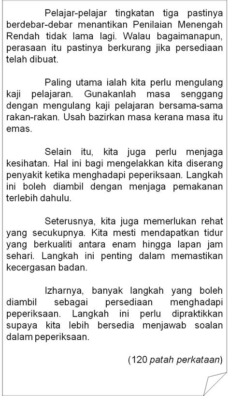 Ibu merupakan orang yang melahirkan kita serta memelihara kita sejak kecil. Persediaan Menghadapi Peperiksaan - Koleksi Karangan