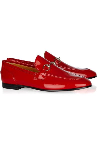 Gucci Horsebit Detailed Patent Leather Loafers Net A Portercom