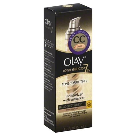 Olay Cc Cream Total Effects Tone Correcting Facial Moisturizer With