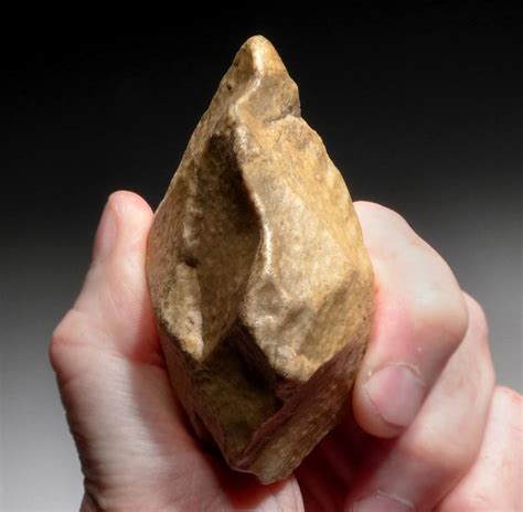 Lower Paleolithic Oldowan Pebble Chopper Axe From Africa First Human