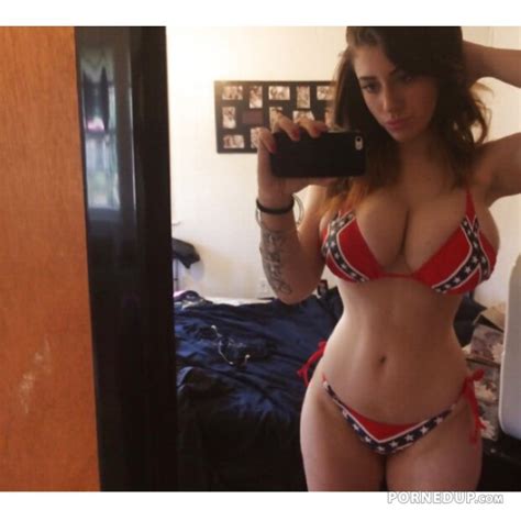 Usa Confederate Bikini Busty Selfie Pornx