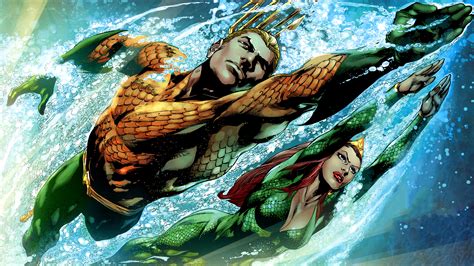 Aquaman Mera Dc Comics 4k 7514
