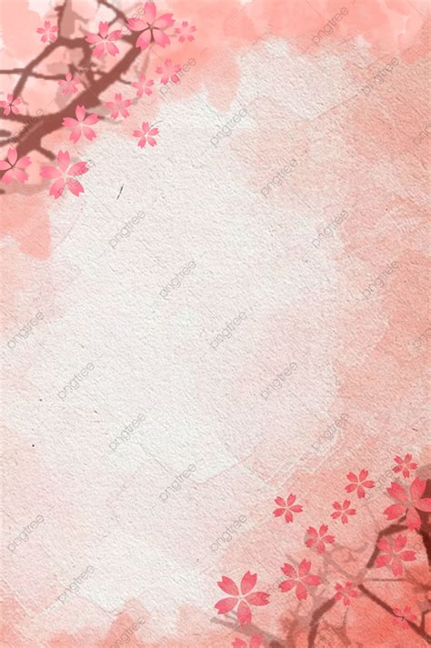 Background Bunga Pink Segar Dan Latar Belakang Elegan Sederhana Bunga