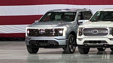 These are very different vehicles for very different buyers, and ford absolutely nailed the task at hand. 2022 F-150 Lightning pickup spied in the background during ...