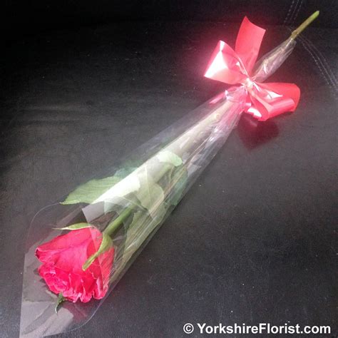 Yorkshire Florist Single T Wrapped Roses