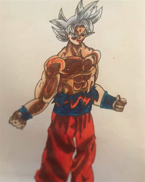 Goku Mastered Ultra Instinct Drawing Dragonballz Amino