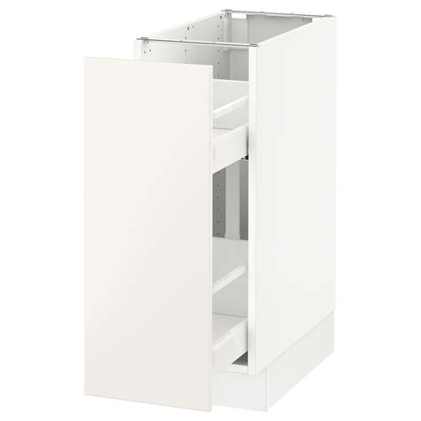 An ikea employee told me they're redesigning how they construct that cabinet so shortages are likely to continue through september. SEKTION Base cabinet with pull-out storage, white, Veddinge white, 12x24x30" - IKEA | Base ...