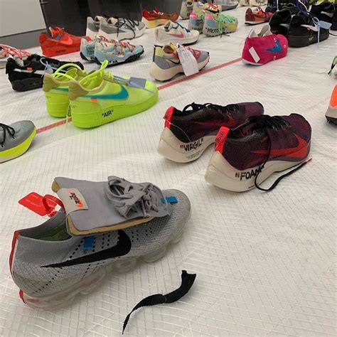 Virgil Abloh Unveils Off White X Nike Samples At Mca