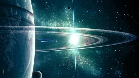 Solar System Space Planetary Rings Space Art Digital Art Hd