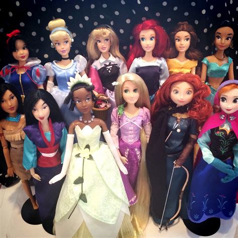 All Disney Princess Dolls From Disney Store Heres The Cu Flickr