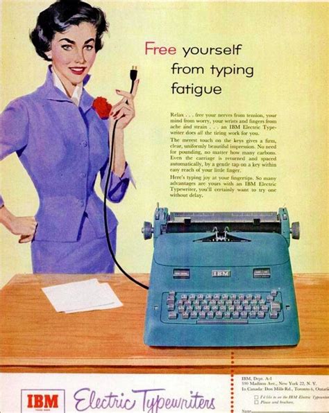 vintage ibm electric typewriter ad vintage ads vintage advertisements old ads