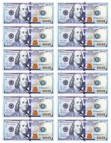 Fake Play Money Printable