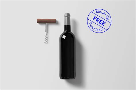 Free rectangle shape amber glass dropper bottle mockup psd. Free Wine Bottle Mockup on Behance
