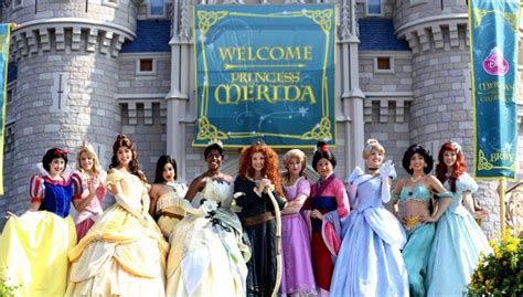 Scenes From Meridas Official Disney Princess Coronation