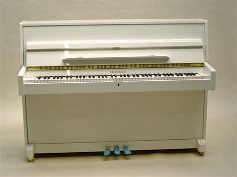 Steinbach 108cm Modern Upright Piano White New At 1stdibs