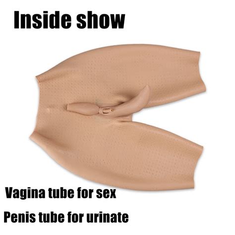 Kg G L Fake Shorts Silicone Realistic Vagina Panties Lift Hip Artificial Sex Shemale