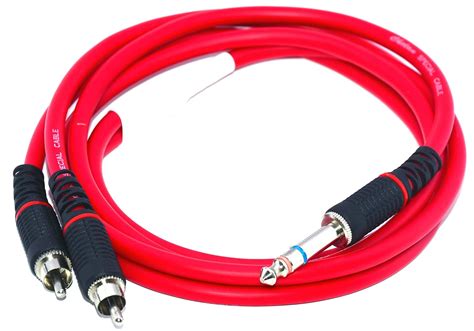 Ma Stereo Jack To Two Rca Amplifier Guitar Cable 3 Mtr