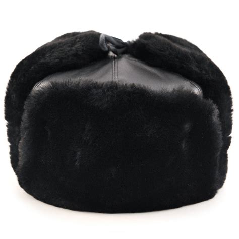 Открыть страницу «russian hats» на facebook. Russian Ushanka Hat with Ear Flaps (black) | Product sku SET-100530-100531