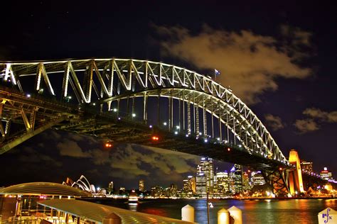 City At Night Night City Sydney Sydney Harbour Bridge