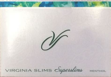 Virginia Slims Superslims Menthol Cigarettes 1 Ct Food 4 Less