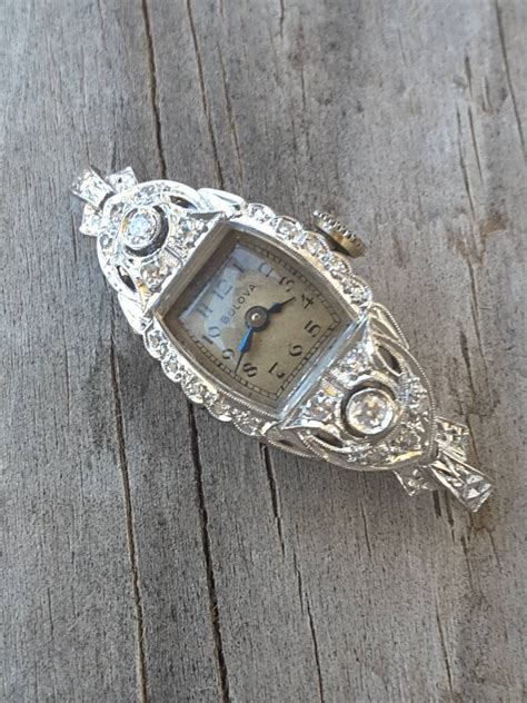14k Gold Diamond Elgin Watch 21 Jewel Elgin Diamond Watch Ladies 14k