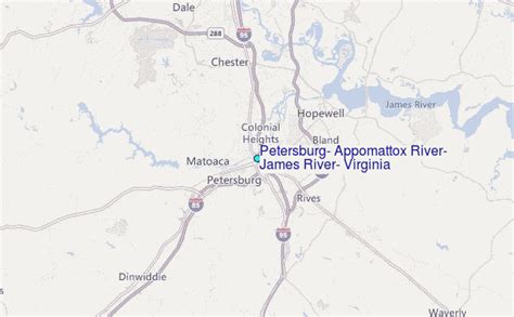 Petersburg Appomattox River James River Virginia Tide Station