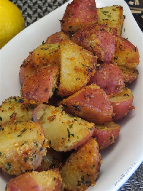 Melding Magic Garlic Parmesan Roasted Baby Red Potatoes Cooking
