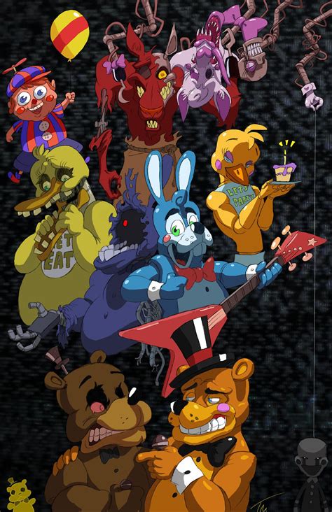 Here S The Gang Five Nights At Freddy S Know Your Meme Good Horror