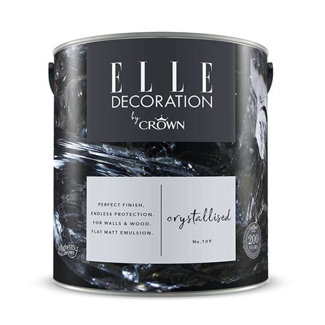 Crystallised Elle Decoration By Crown Obsidian Crown Paints