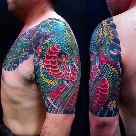 Chest Half Sleeve Tattoo Designs Best Tattoo Ideas Gallery