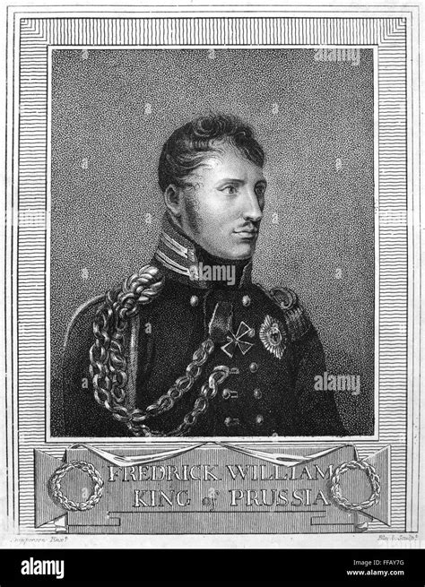 Frederick William Iii N1770 1840 King Of Prussia 1797 1840