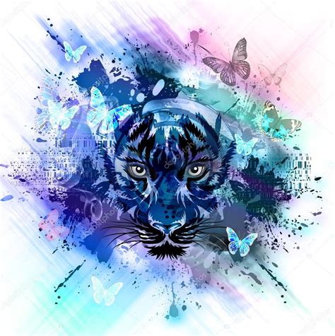 Tiger Abstract Background — Stock Photo © Valik4053022 60850297