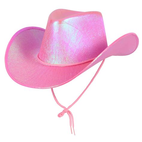 Texan Cowboy Hat Pink Iridescent The Mad Hatter