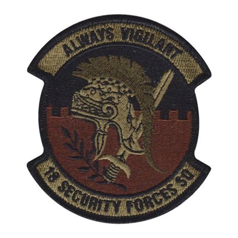 18 Sfs Custom Patches 18th Security Forces Squadron Patches