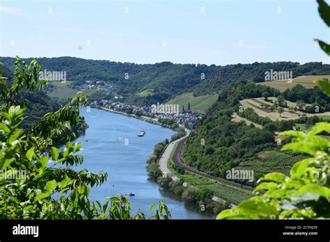 Mosel Valley Near Brodenbach Stock Photo Alamy